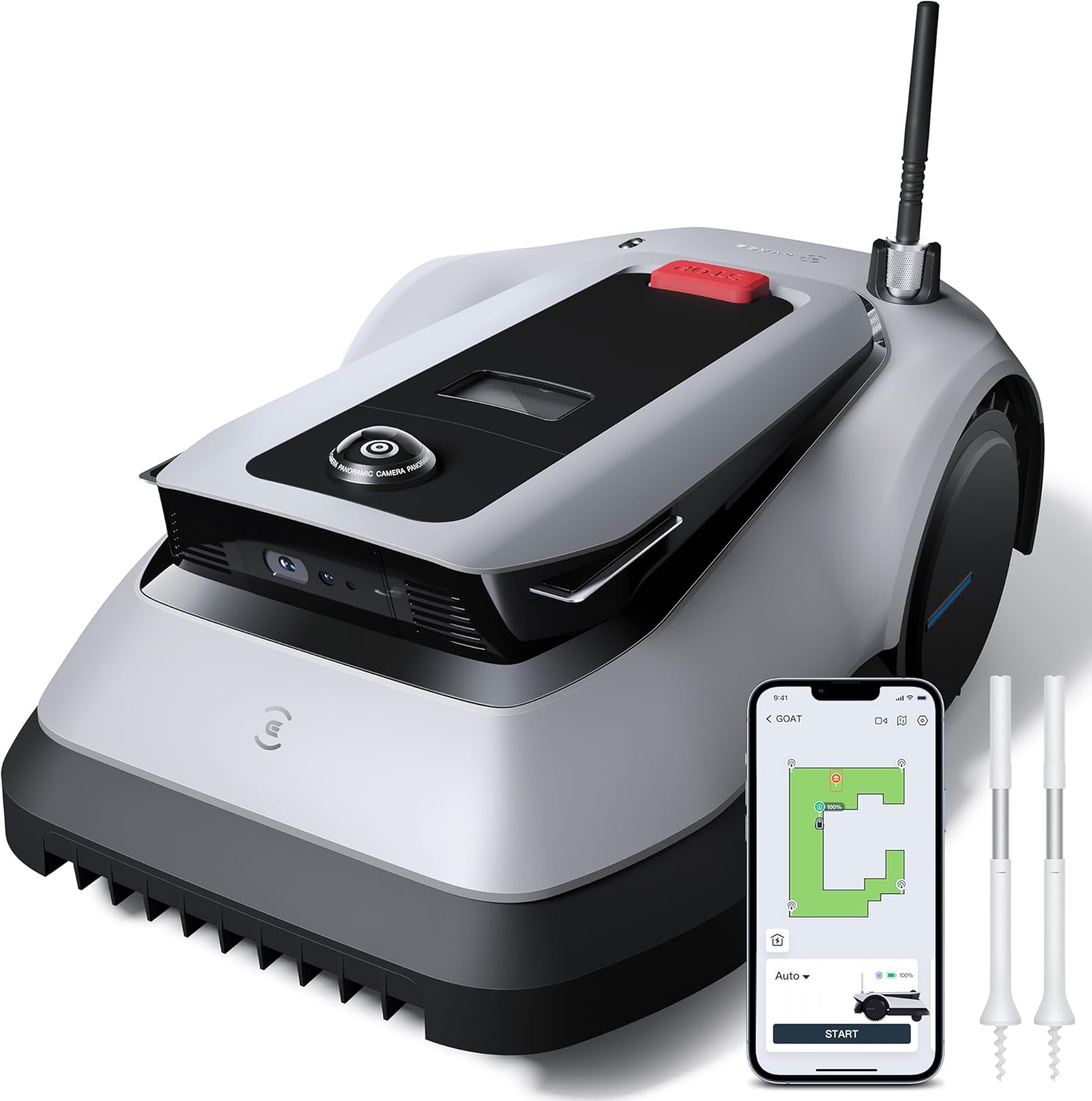 A1-1 Tondeuse robot Ecovacs Goat G1-800G gris – MPB12 – Image 1