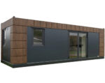 Conteneur Helsinki 8×3 mètres avec sanitaires et cuisine