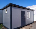 Conteneur résidentiel social avec salle de bain et cuisine 5×2,5m