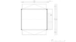 Conteneur événementiel extensible 2x20DV avec terrasse sur le toit – Image 2