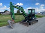 Mini-Pelle BOBCAT E55 d’Occasion – 5,7T (2012) Révisée avec 3 Godets – Image 2