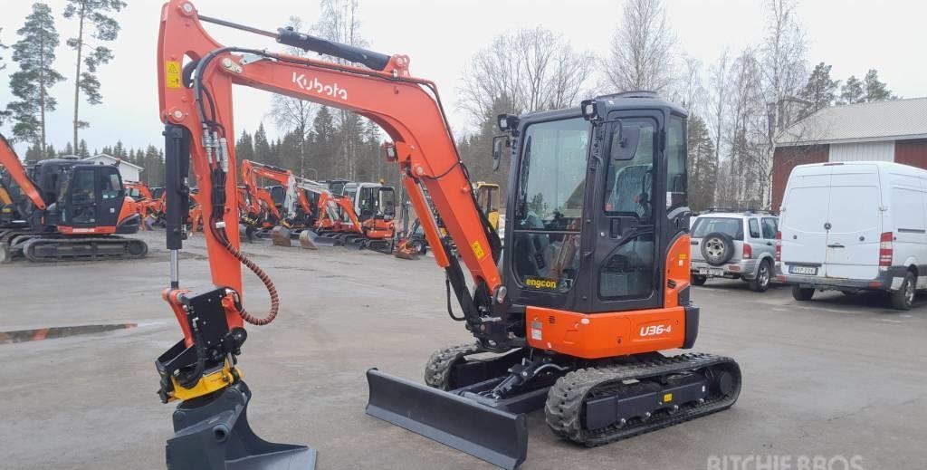 Kubota-U36-010 Kubota U36-4 (2022) – Mini Pelle 3,6T – État Neuf avec 13 Heures – Image 1