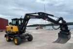 Pelle sur pneus Volvo EW60E 2017 – 5,9T – Marteau + 3 Accessoires – 3635h