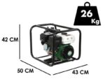 Motopompe thermique Greenbay GB-HPWP 50 – Grande hauteur d&rsquo;élévation – avec raccords de 50/40/40 mm