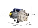 Pompe de jardin auto-amorçante Annovi & Reverberi ARGP800X- corps Inox – puissance 800 W – Image 12