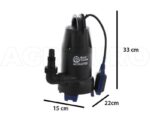 Pompe submersible électrique eaux claires et chargées – Annovi & Reverberi – ARUP 750PT – 750 W – Image 12